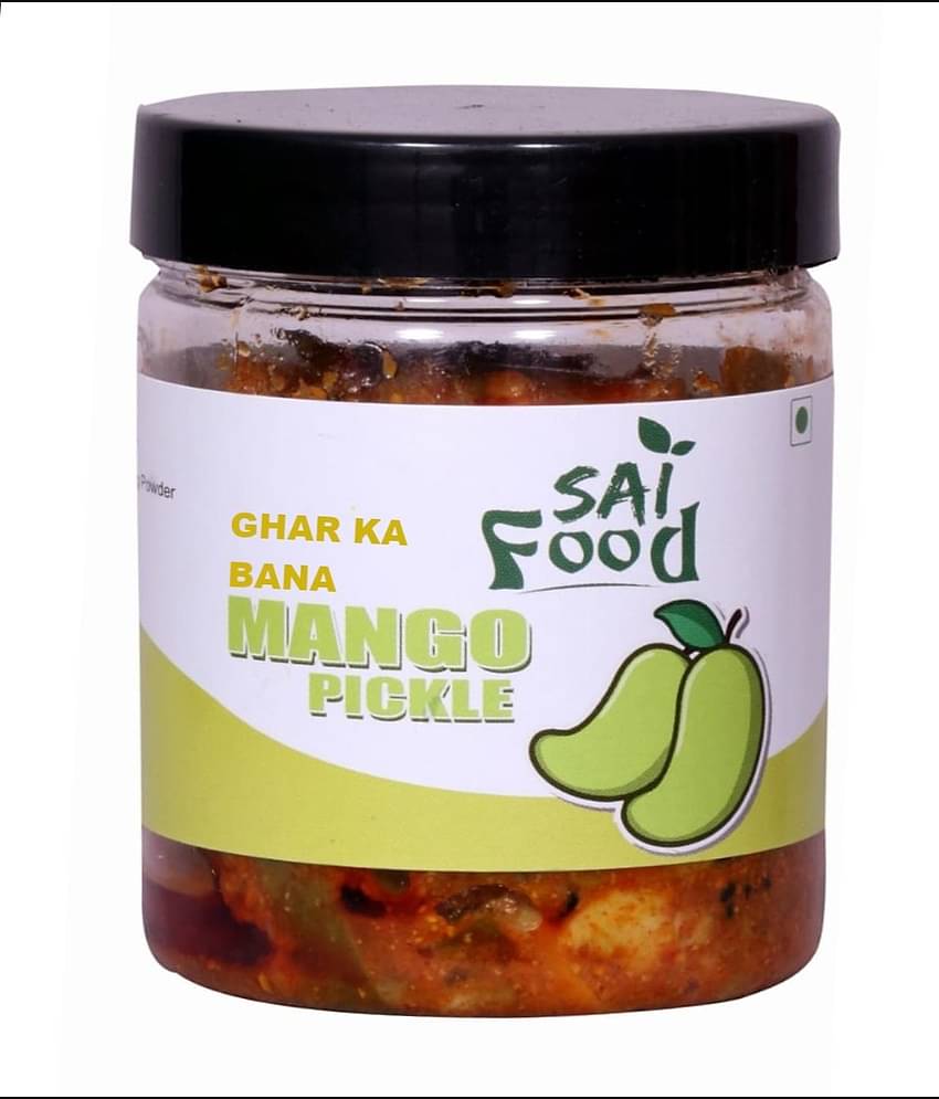 SAi Food GHAR KA BANA Punjabi Mango Pickle( Real Taste of Punjabi Pickle) Premium Pickle Jar ||Mouth-Watering Pickle 250 g
