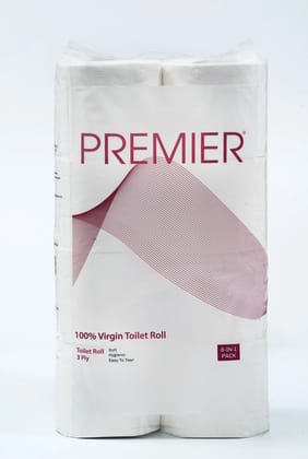 Premier Toilet Roll 3 Ply 300's 8in1