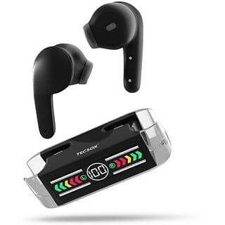 TecSox Max 12 Type C Charging Bluetooth Earbud  30 Hr  Balanced Sound  IPX Water Resistant