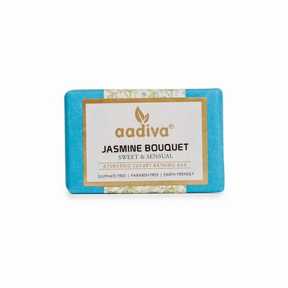 Aadiva Jasmine Blossom Luxury Soap Bar - 100 gms | Natural Moisturizing & Skin Rejuvenating Cleanser