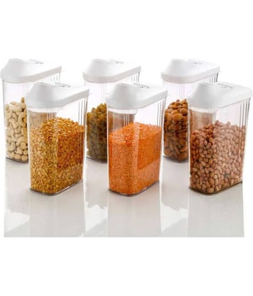 Analog Kitchenware Easy Flow Polyproplene Dal Container Set of 6 1100 mL