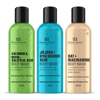 Soothing & Purifying Body Wash Set (Pack of 3)