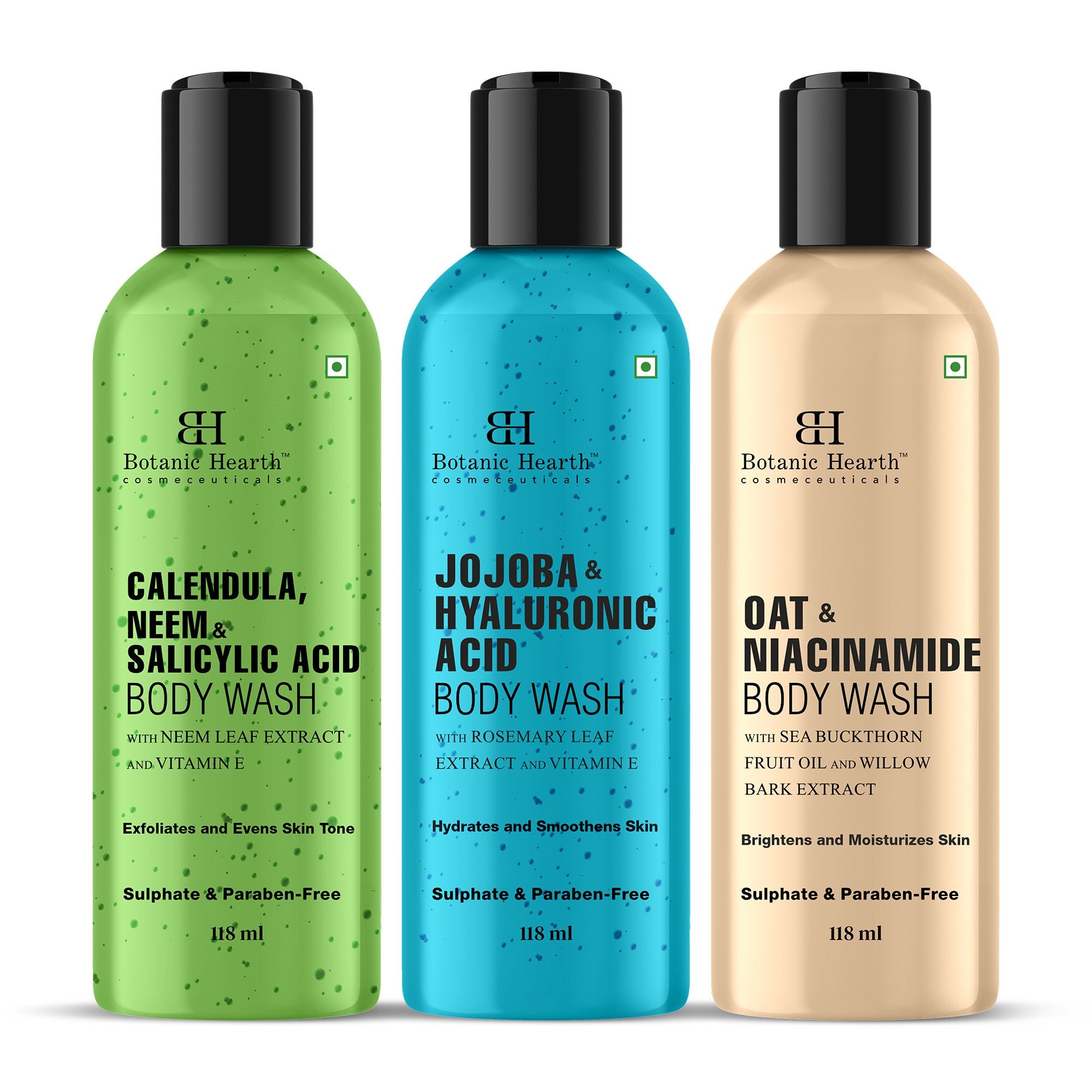 Soothing & Purifying Body Wash Set (Pack of 3)