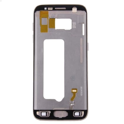 LCD Display Chrome Bezel Middle Frame for Samsung Galaxy S7 Silver