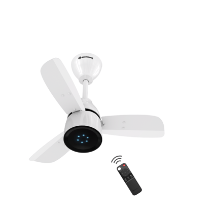 Atomberg Renesa Prime Remote 600mm BLDC Ceiling Fan with Remote | 5-star | High Air Delivery | LED Speed Indicator | Low Noise | Sleek Design | Power Saving | 2+1* Year Warranty (Gloss White)
