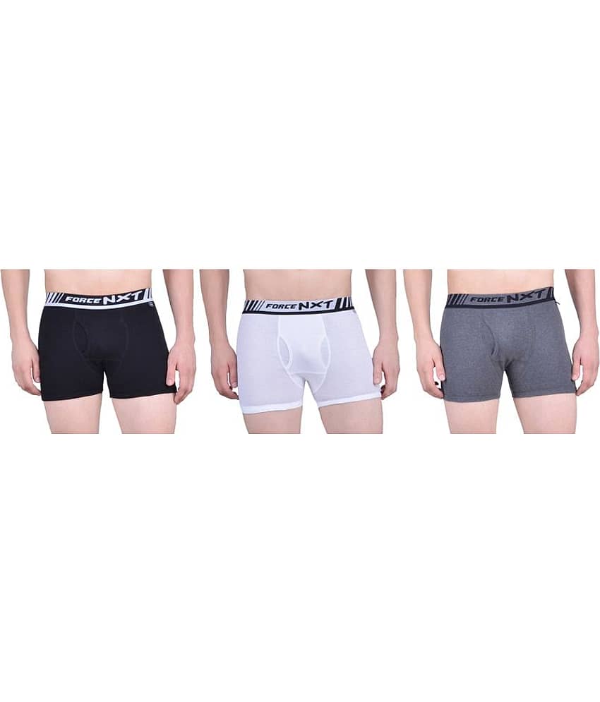Force NXT Pack of 3 Cotton Trunk For Men's ( Multi )