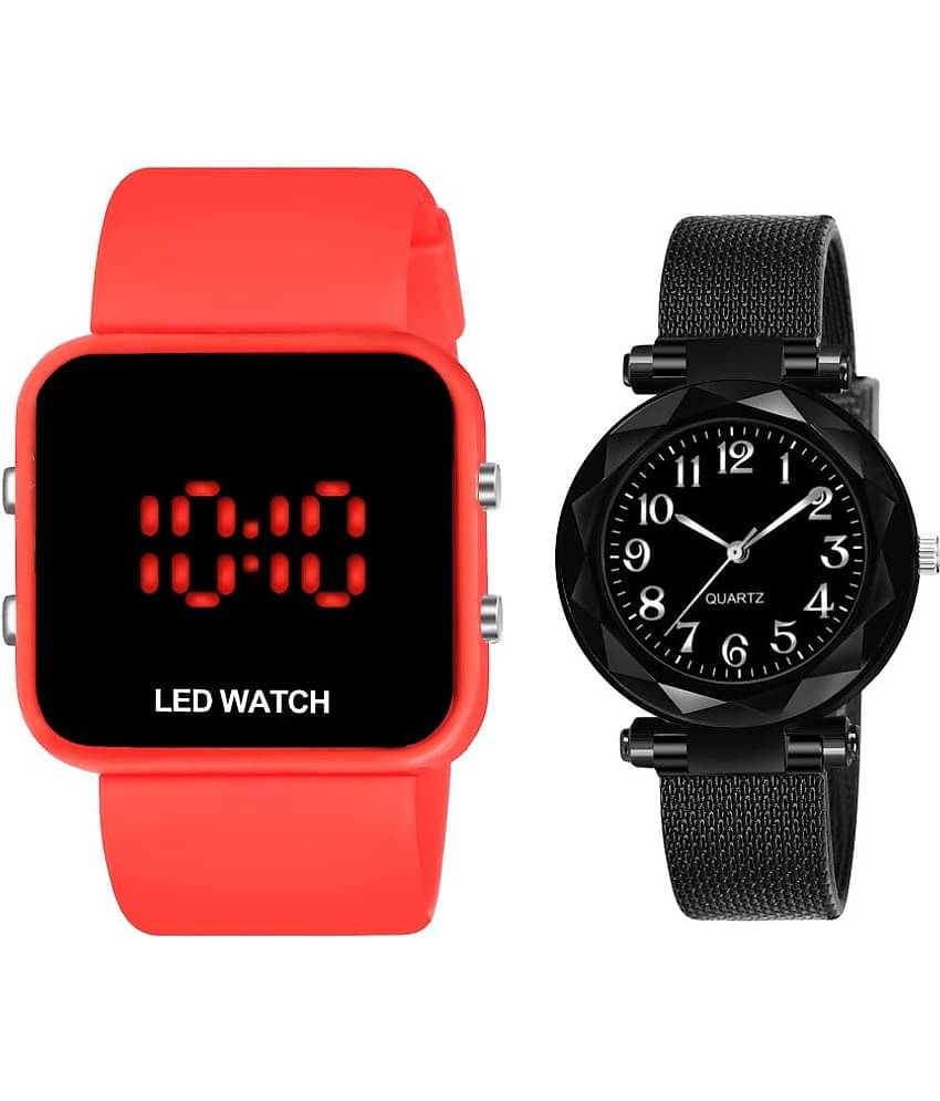 DECLASSE - LED Watch Watches Combo For Women and Girls ( Pack of 2 )