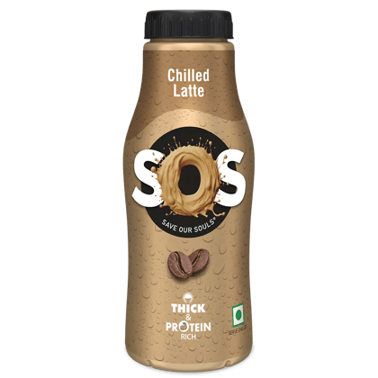 SOS Flavoured Milk || Chilled Latte Coffee || 180 ML