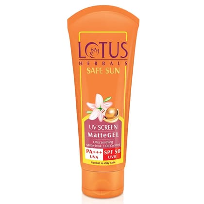 Lotus Safe Sun Spf 50 Uv Screen Matte Gel 50 Gms Lotus Safe Sun Spf 50 Uv Screen Matte Gel 50 Gms