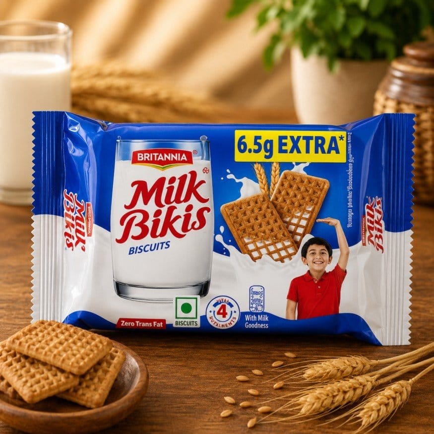 Britannia Milk Bikis Biscuits 76 gm - Britannia Milk Bikis Biscuits 76 gm