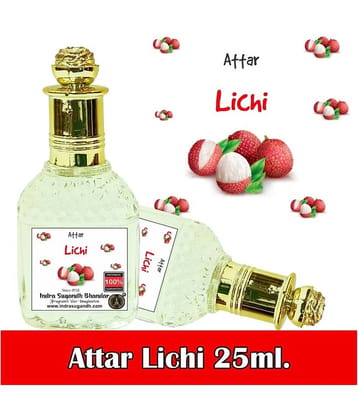 INDRA SUGANDH BHANDAR Attar For Men|Women|Pujan Lichi Sweet& Pure Perfume 24 Hours Long Lasting Fragrance 25ml Rollon Pack