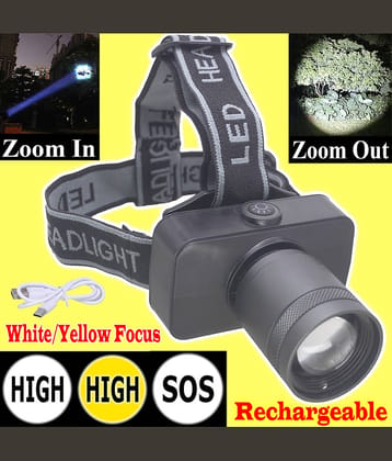 JMALL Black Head Torch ( Pack of 1 )