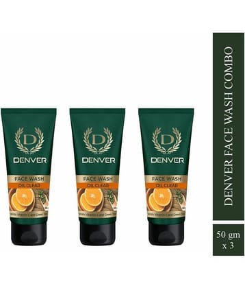 Denver Daily Use Face Wash For All Skin Type ( Pack of 3 )