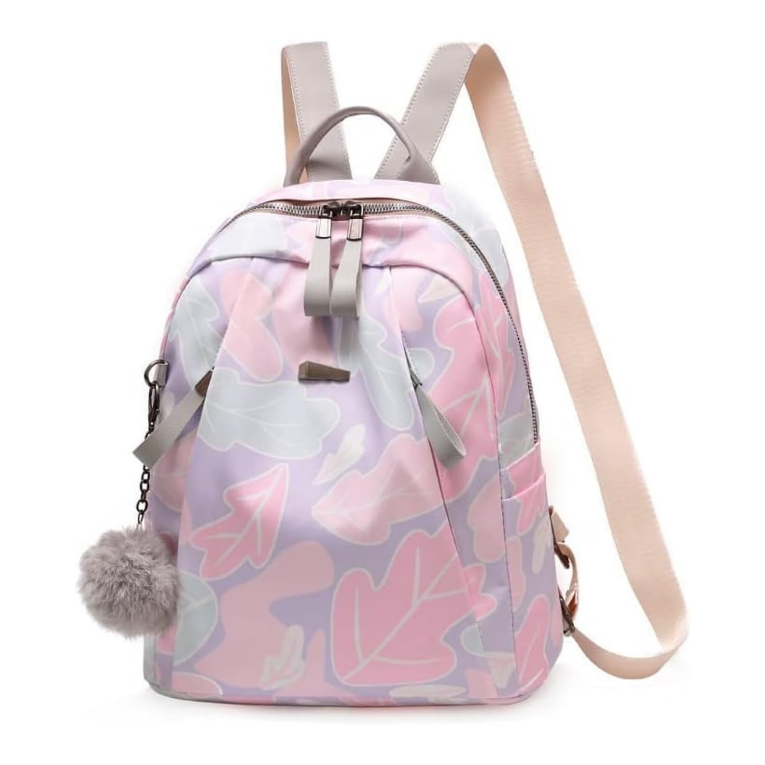 MOCA Fashionable Casual Nylon Backpack for Womens Girls M Size Multipurpose BagPack Travel, Casual, College, Office, Work, Diwali Gift Bag Women