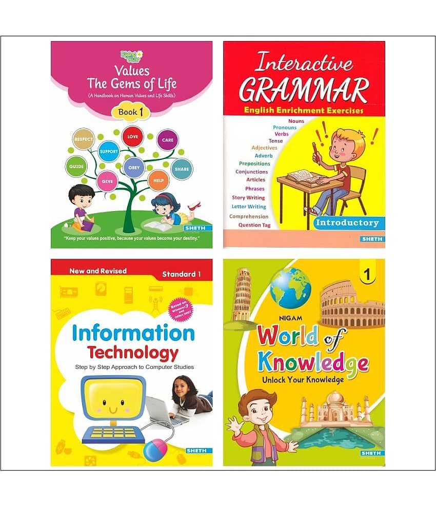 Self Enhancement Workbooks for Students Grade 1 Combo Book Set (Set of 4)