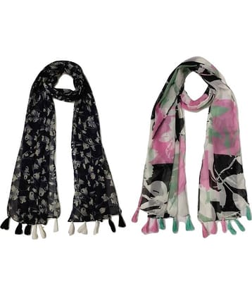 stolevilla Multi Printed Poly Cotton Yarn Stoles