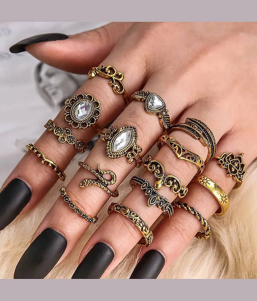 Thrillz Gold Rings ( Pack of 16 )