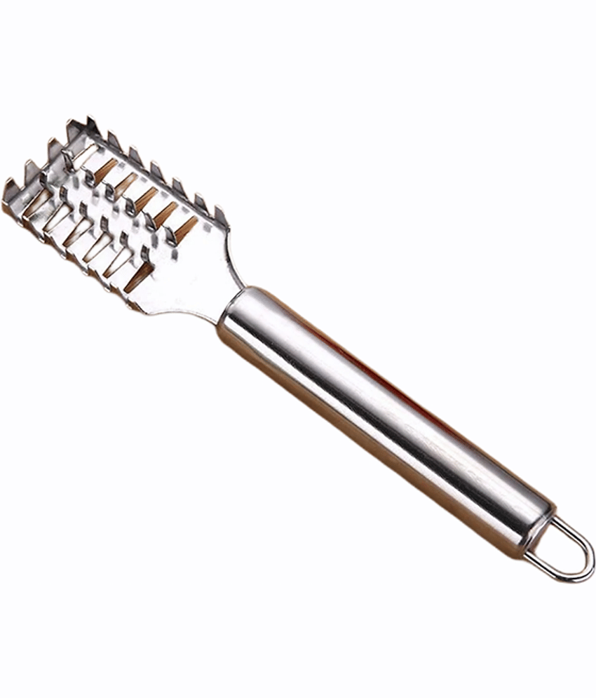 Tapixaa - Stainless Steel Fruit Grater ( Pack of 1 ) - Silver