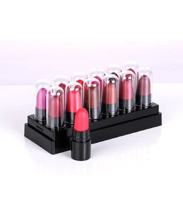 Pinner Minis Pout Party Matte Lipstick Highly Pigmented Mini Lipsticks (Set of 12 )