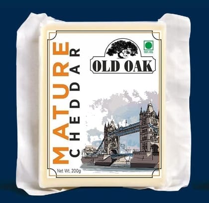 Old Oak Mature White Cheddar Cheese 200G