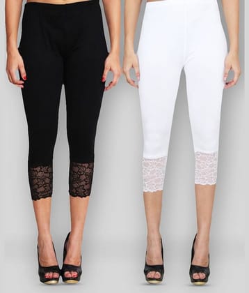 Robin Romeo - Multicolor Viscose Slim Fit Women's Casual Pants  ( Pack of 2 )