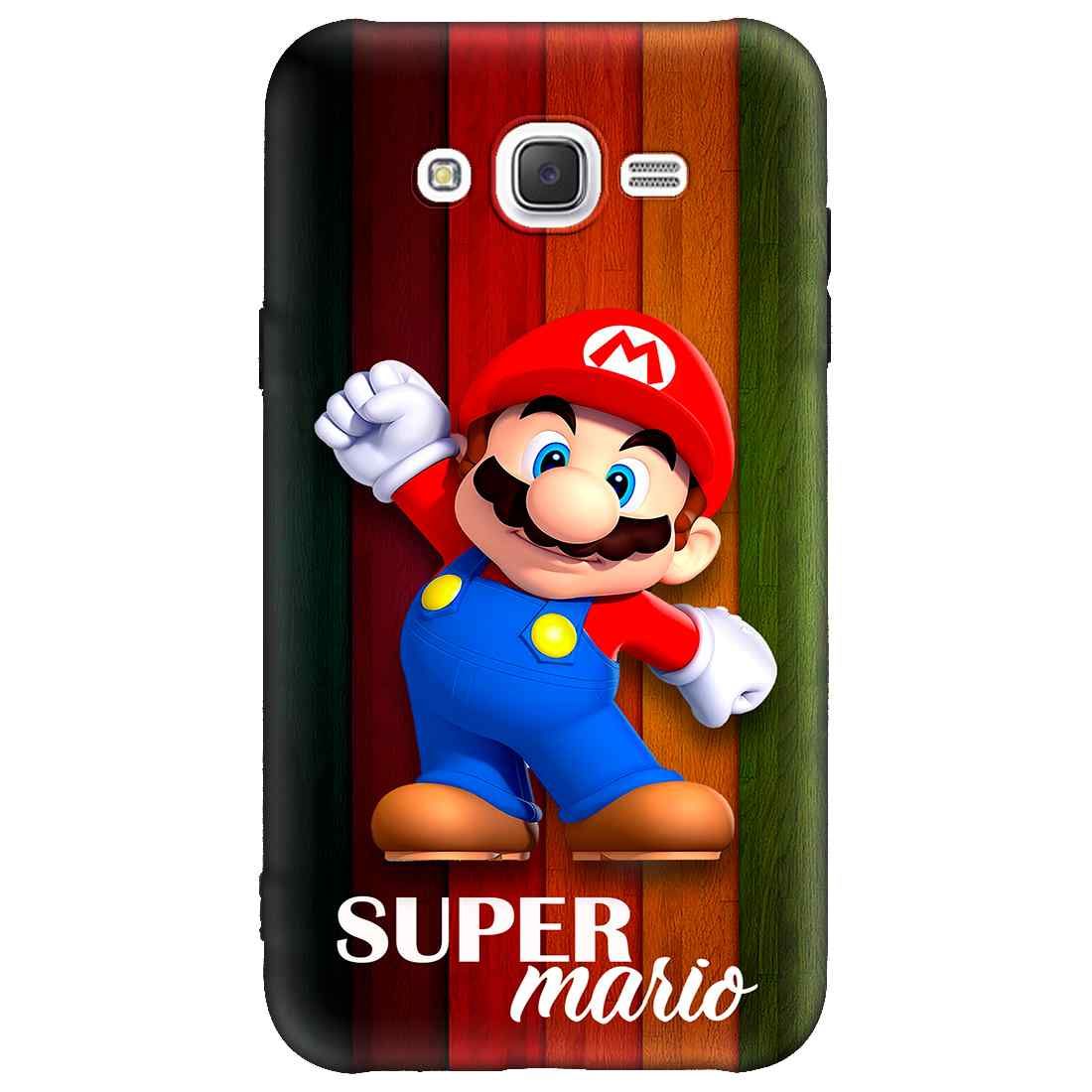Illustrator Super Mario Samsung J7 Premium Embossed Mobile cover