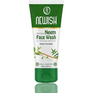 Newish Clarifying Neem Face Wash, Enriched With Aloevera, For Prevents Acne  Pimples, 100ml