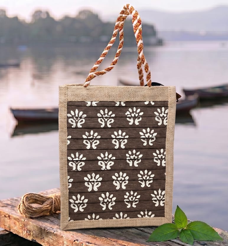 Handcrafted Jute Tiffin Bag