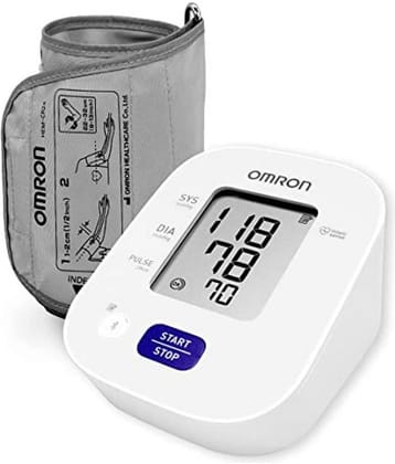 Omron HEM 7142T1 Digital Bluetooth Blood Pressure Monitor with Cuff Wrapping Guide