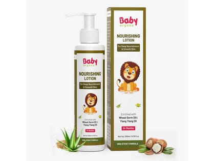 BabyOrgano Nourishing Baby Lotion White - 200ml