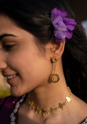 Ulat Palat earrings