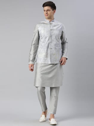 Grey Velvet Jacket-L/42
