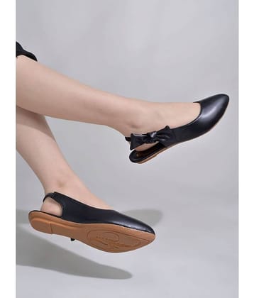 Shoetopia Black Women's Casual Ballerinas