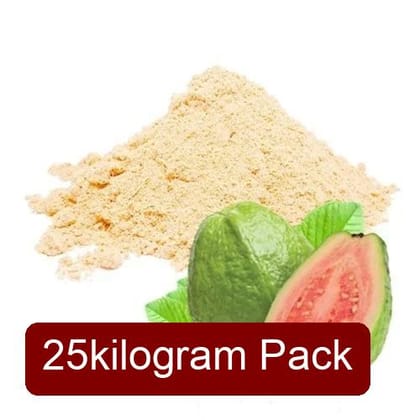 White Guava Spray Dried Fruit Juice Powder (25kg) | Premium Instant Soluble Powder | For Beverages & Confectionery