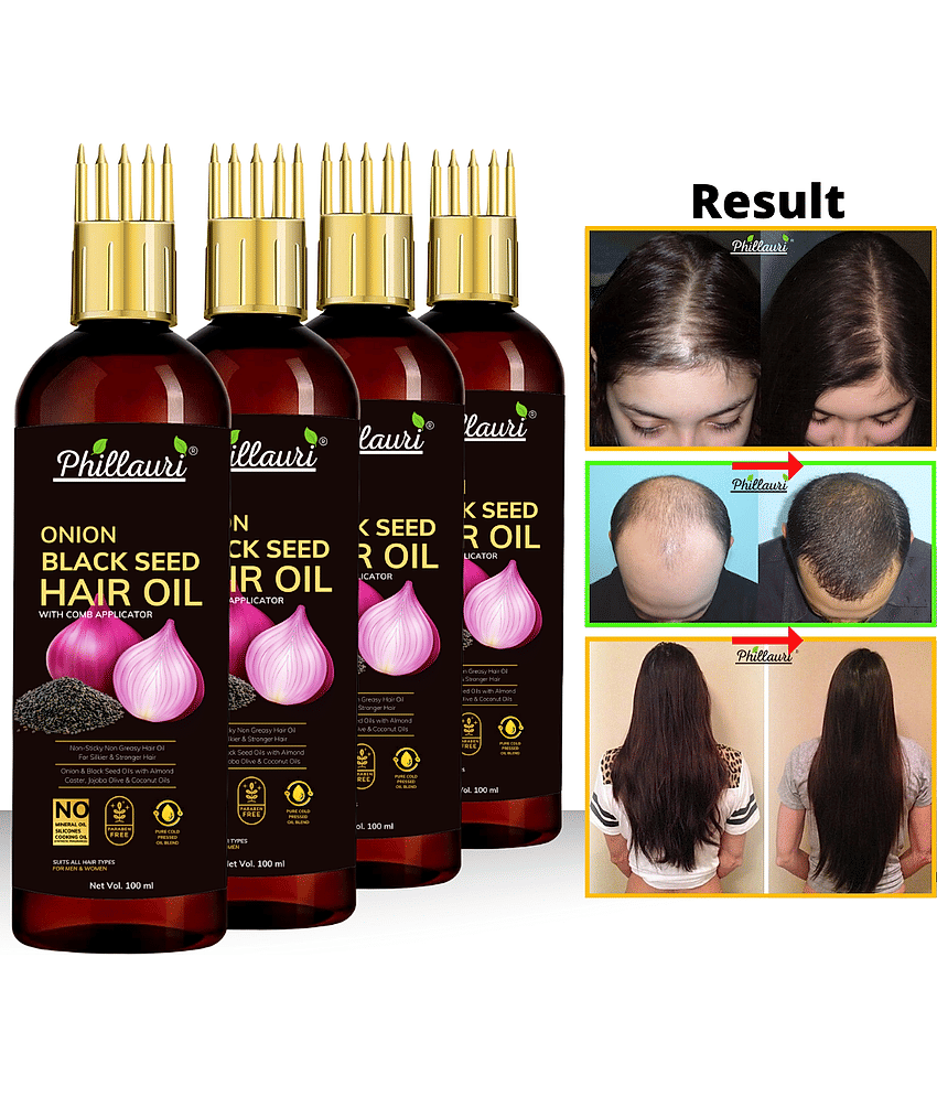Phillauri - Hair Growth Onion Oil 500 ml ( Pack of 5 )