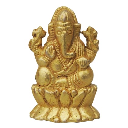 Brass Showpiece Ganesh Ji Statue (BSMAS858 A)