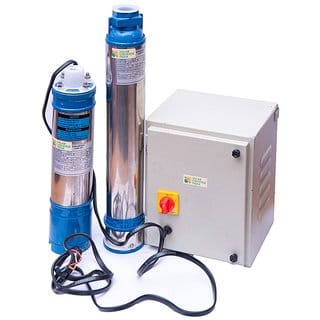 SUI Solar Pump  Solar Panel Combo - Submersible 1HP Water Pump with 40 meters depth  4 x 250W Solar Panels