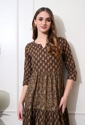 Brunt Ajrak Dress-M