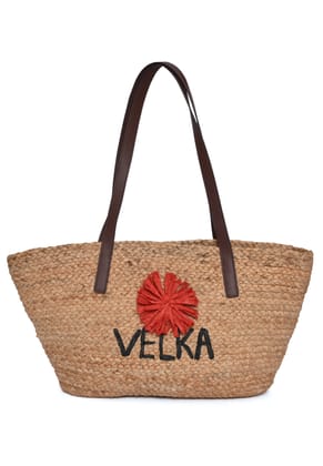 Blooming Jute Tote