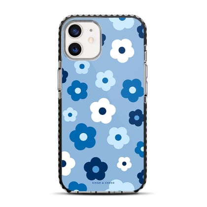 Blue Floral Dream 2.0 iPhone 12 Mini Stride Phone Case-Stride
