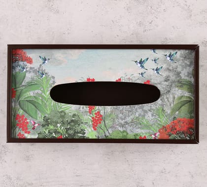 Tropical View Tissue Box Holder