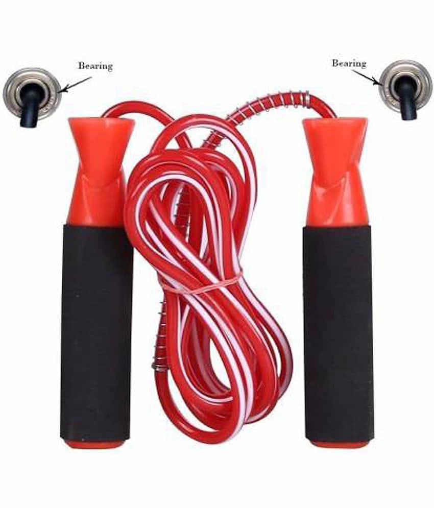 Skipping Rope Jump Skipping Rope for Men, Women, Abdominal/Stepper, Kids, Girls, Children, Adult - Best in Fitness, Sports, Exercise, Workout (Orange)