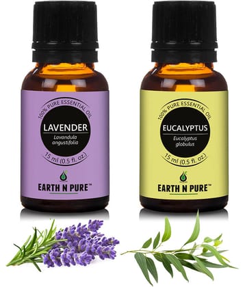 Earth N Pure - Lavender Essential Oil 15 mL ( Pack of 2 )