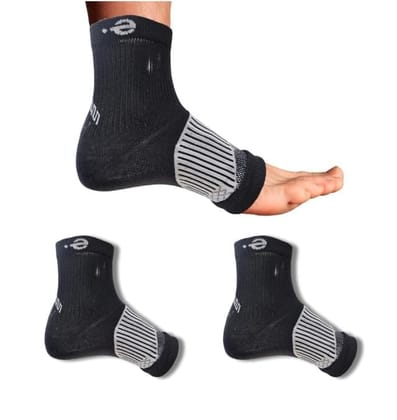 3_Pair Set Unisex Casual Cotton Printed Ankle Length Support Socks (Multicolor)-PID63411 3_Pair Set Unisex Casual Cotton Printed Ankle Length Support Socks (Multicolor)-PID63411