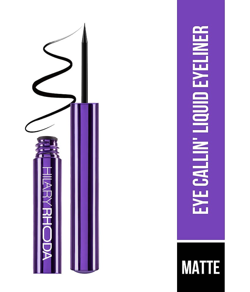 Hilary Rhoda Black Matte Eye Liner Gel ( Pack of 1 )