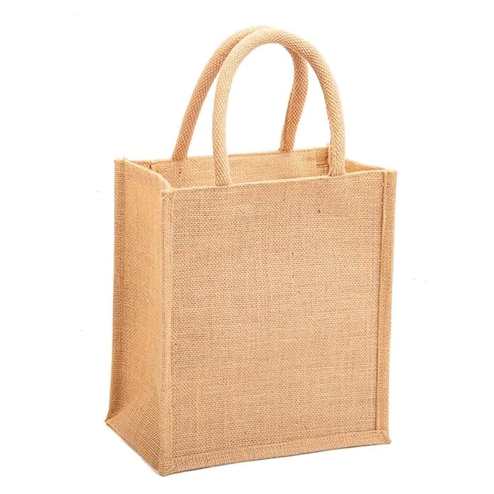 Love Food Hate Waste printed on a stylish and sturdy jute  bag