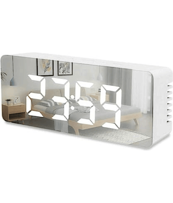 BANDSMITH Digital Plastic Rectangular Table Clock - Pack of 1