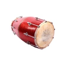 New Wooden Traditional Bina Dholak no. 37 Musical Instrument With Bag