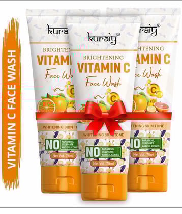 KURAIY - Refreshing Face Wash For All Skin Type ( Pack of 3 )