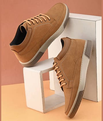 Fentacia MEN CASUAL SHOES Tan Men's Lifestyle Shoes